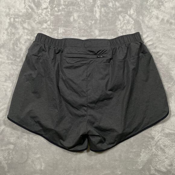 Rhone Shorts Womens Large Grey Lined Running Activewear Performance Training - Picture 2 of 10